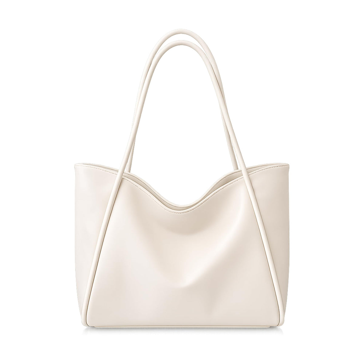 Madak Retail Large Tote Bag for Women | Womens Shoulder Bag for Work, Travel | Office Bag for Women Stylish (Cream)