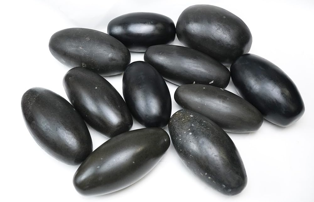 Black Narmada Lingam (5 to 6 inches)