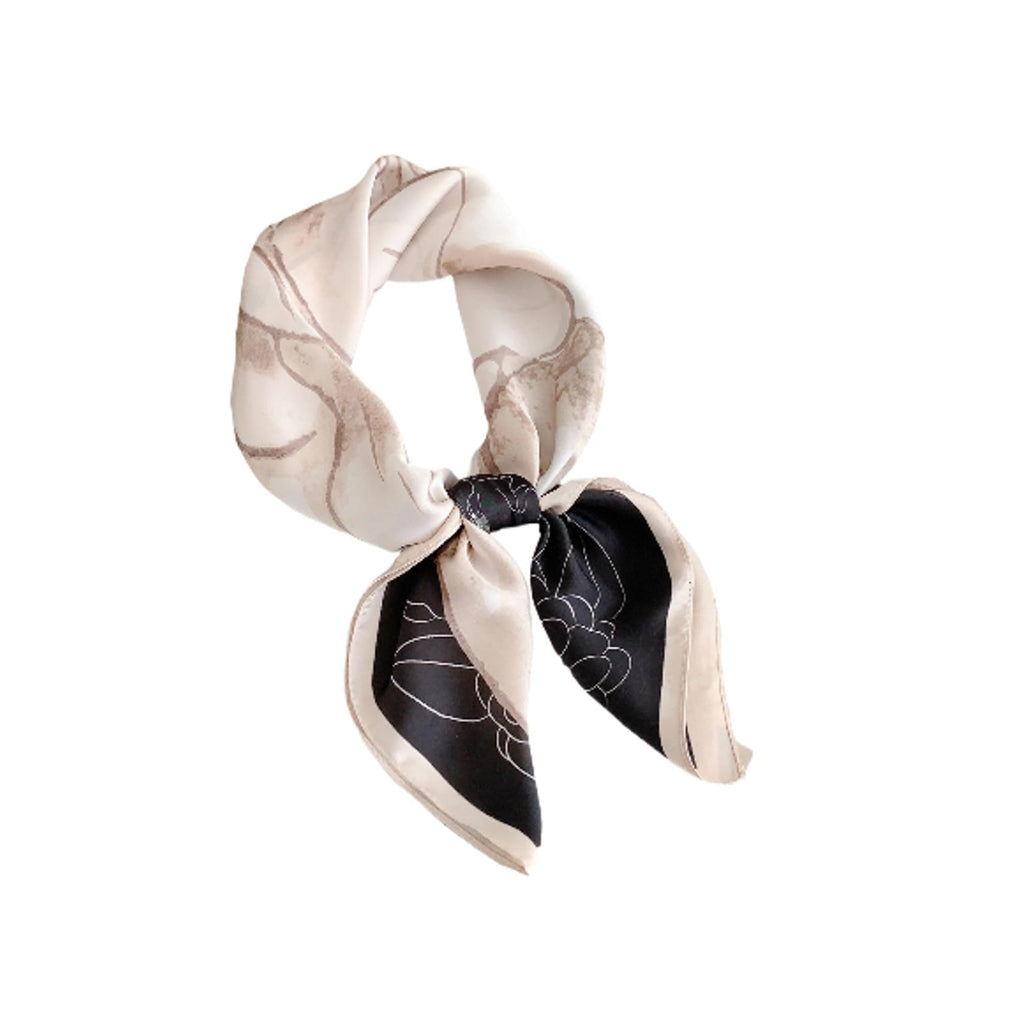 CrossKulture Satin Female Two Toned Silken Feel Scarf for Women | Stylish, Soft & Lightweight Stole | Satin Feel Neck Scarf, Hair Scarf, Head Scarf, Multicolor