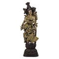 SVARUP Brass Radha Murti in Multicolor Height 29 Inch