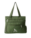 Bag-Age HB50 Tote Bag for Girls & Women | Water-Resistant Office Work Handbag with MultIple Compartments | Work, Travel & Daily Use (Green)