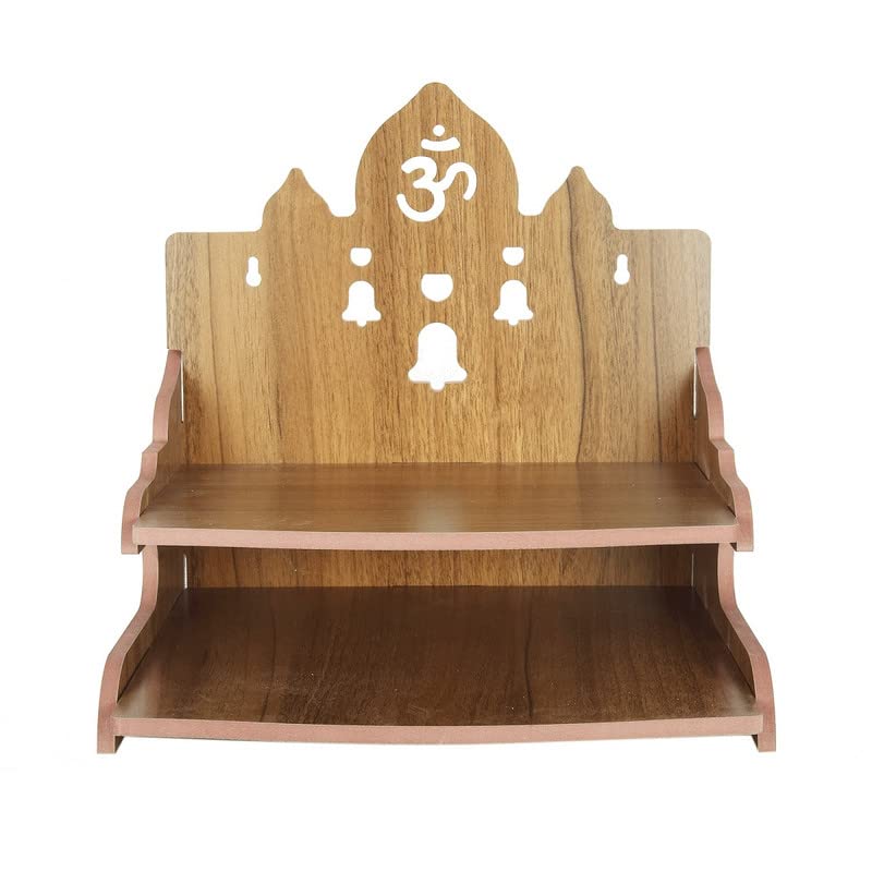 MS ENTERPRISE Wooden Beautiful Plywood Mandir Pooja Room Home Decor Office OR Home Temple Wall Hanging Product (3)