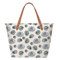 The Purple Tree Oversized Tote Bag For Women, Shell Art Tote Bags with Zip, College Bag for Girls, Tote Bag for Traveling & Daily Use, Gifts for Women, Large Capacity Handbag