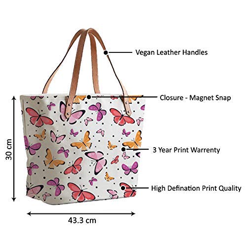 The Purple Tree Women's Tote Bag (FATTYTOTE00017_Multicolored)