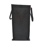 JUTEKA Orange diamond printed Jute Bag for Lunch, Office, Grocery, Picnic, Tiffin, Shopping Hand Bag with padded cotton handles
