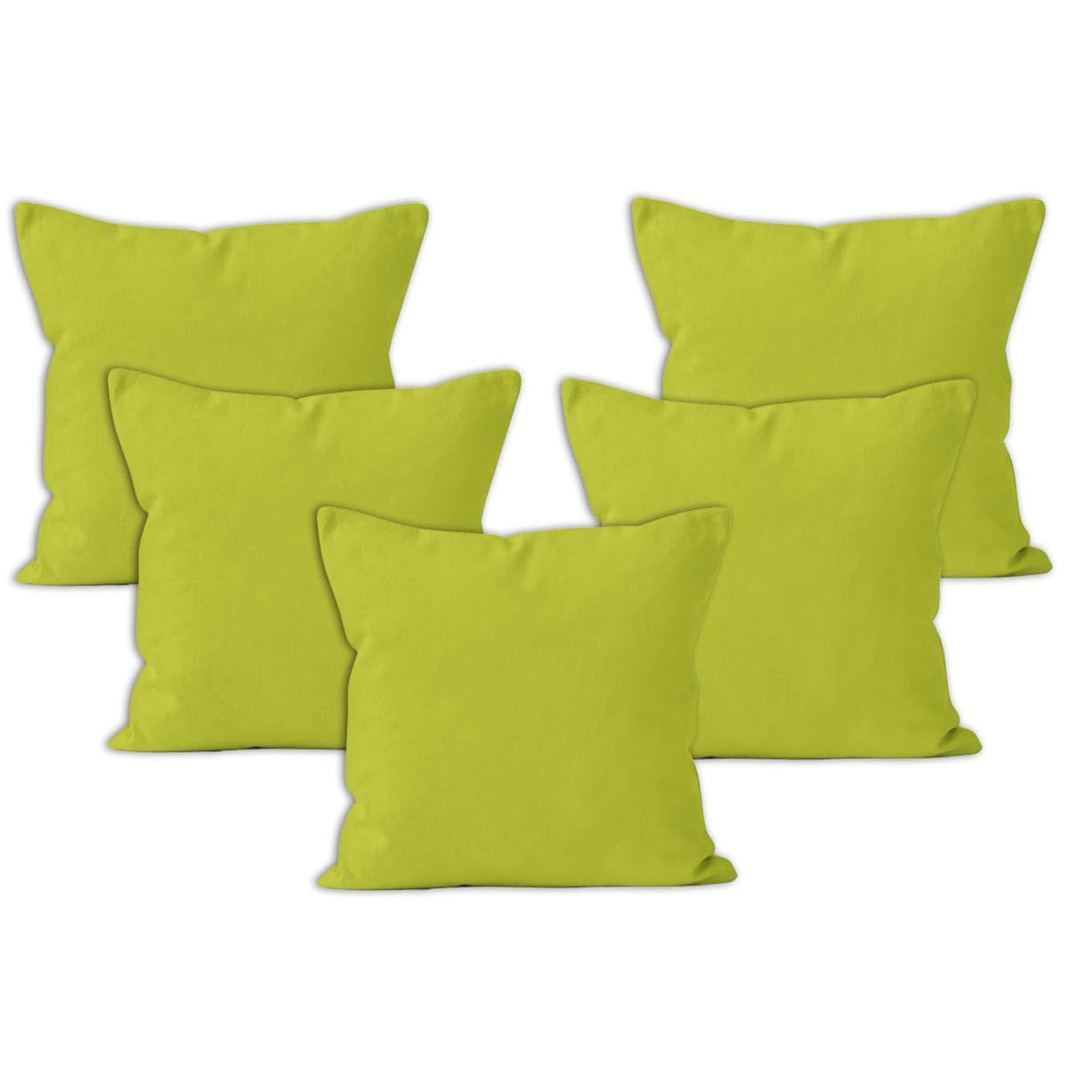 Encasa XO Cushion Covers, No Inserts, Cotton Throw Pillow Cases