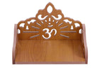 nexat Decorative MDF Wooden Hindola Jhula | Bal Gopal Krishna Idol Throne for Mandir Temple & Janmashtami Festival (26 Hindolo)