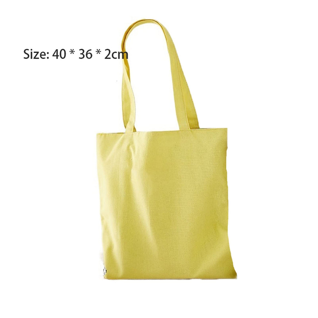 OLOMA Handbags For Women Cotton shopper fabric double-sided dual-use Hand bag cotton and linen pocket handbag shopping bag storage bag grocery bag
