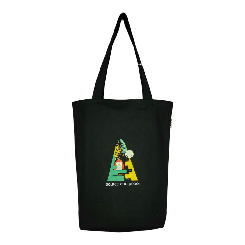 DANIOO Canvas Tote Bag for Women, Multipurpose Handbags for women with Zipper and Pocket for Travel, Shopping and College Tote Bag (Black) (Yellow Green)
