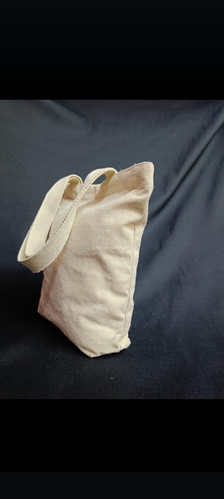 Classic Off White Plain Open Top Tote Bag | 40.64 x 35.56 cm 130 gm | 320 GSM Cotton | Eco-Friendly Reusable Carry Bag for Shopping, Gifting & Everyday Use (10)