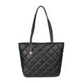 Mochi Women's Black Stylish Faux Leather Tote Bag (66-365)
