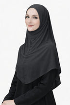 TCP TheClothesPeople : Premium Stitched Jersey One-Piece Instant Hijab for Women - No Pins Needed (Grey)