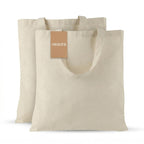 OXAURA Tote Bag for Women 380 GSM Heavy Duty Cotton Canvas | 16x18 Inch Reusable Shopping Grocery Bag | Thick Tote Bag for Office College Beach Use