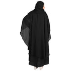 Hawai Women's Ready to Wear Lycra Burqa With Hijab, Dupatta and Face Cover_WB00408