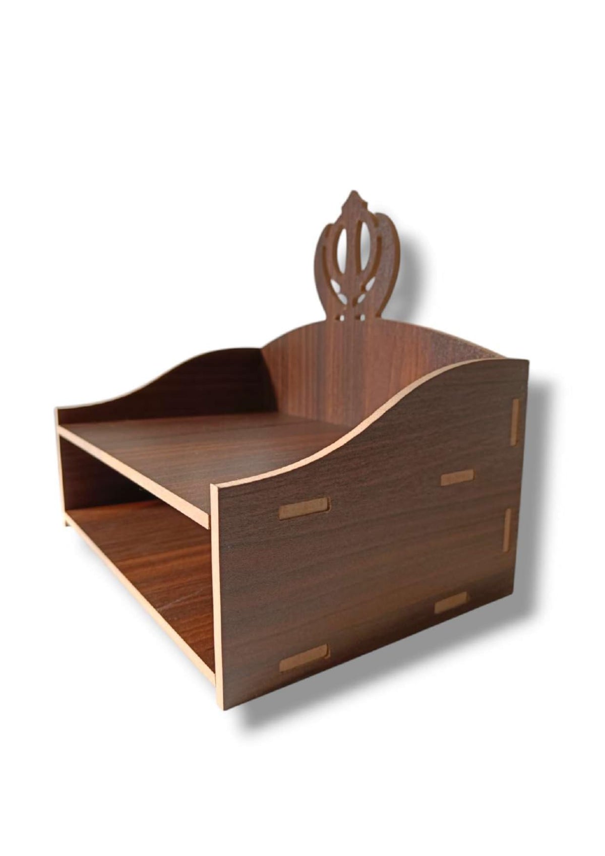 Beautiful Sikh Khanda Temple for Table Top and Wall Hanging for Home Decor Engineered Wood Home Temple