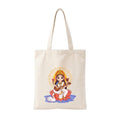 aurora trading Cotton Tote Bag with Sacred God Prints (1, SARASWATHI)