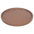 CRAFTSLANE Classic Handcrafted 11 x 11 inch Round Decorative Tray High Gloss Finish (Copper)