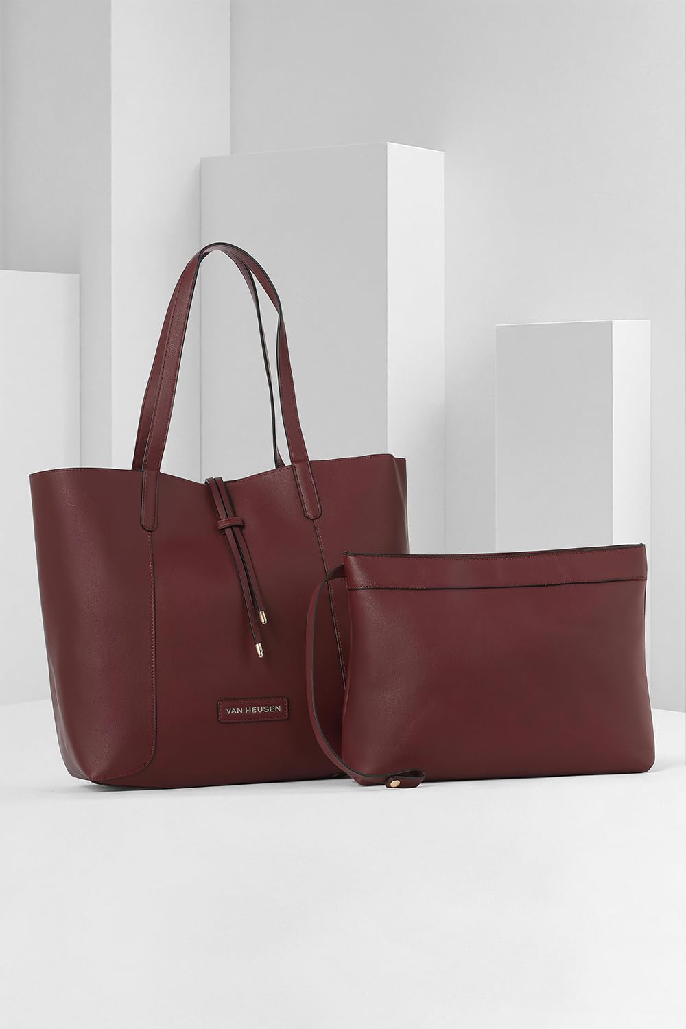 Van Heusen Women's Tote Bag (Burgundy)
