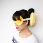 AGS MART Exter Soft Nylon Neck Pillow with Eye Mask Traveling, Car, Bus,Flight,Train