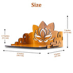 Sehaz Artworks Pooja Mandir for Home | Wooden Temple Wall Mounted | Puja Stand | Puja Mandir for Home Small Size | Devghar | Pooja Stand