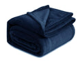 VAS COLLECTIONS® Premium Plush Single Blanket | 300 GSM Lightweight Cozy Soft for Bed, Sofa, Travel & Camping| 150x220 cm or 60X86 inches | Blue Kafalo