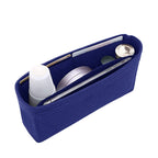 SYUTAM Women Felt Fabric Purse Organizer Inserts for Ladies Shoulder Handbag, Tote, Hobo Bag & Purse Divider, Multiple Storage Compartment (Blue) (11x2.2x6) (Size - Medium MG)