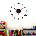 VIBECRAFTS Gym Exercises Designer Big Size 3D Infinity Acrylic Wall Clock for Home Decor, Office, Living Room, Bedroom, Cafe's, Gifts (WWCVC1Pcs_20008NNV)