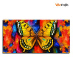 VIBECRAFTS Canvas Paintings for Living Room Drawing Room Beautiful Tiger Butterfly Premium Canvas Wall Painting Fitted With Wooden Frame for Home | Office | Gift (PTVCH_2327)