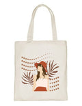 Delhi Printing Co. R|Strong Cotton Bag for Shopping | Canvas Tote Bag for Women & Girls | Stylish Cotton Handbags (DCTBH-133)