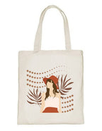 Delhi Printing Co. R|Strong Cotton Bag for Shopping | Canvas Tote Bag for Women & Girls | Stylish Cotton Handbags (DCTBH-133)