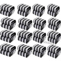 MAMRAJ Polar Fleece Blanket Single Bed – Soft & Skin Friendly, 58x88 Inches, Set of 10, Multicolor (Black & White) Kafalo