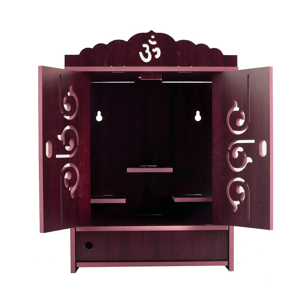 YIXT Premium MDF Wooden Temple with Matte Finish