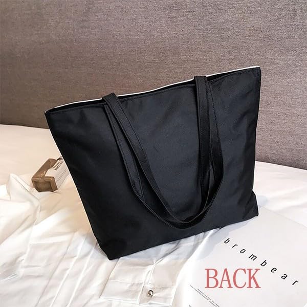 3NH® Barcode Shopping Scanning Birdcage Cotton Canvas Tote Bag