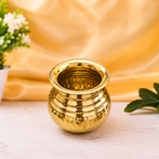 Brass Hammered Pooja Kalash Vedansh Craft