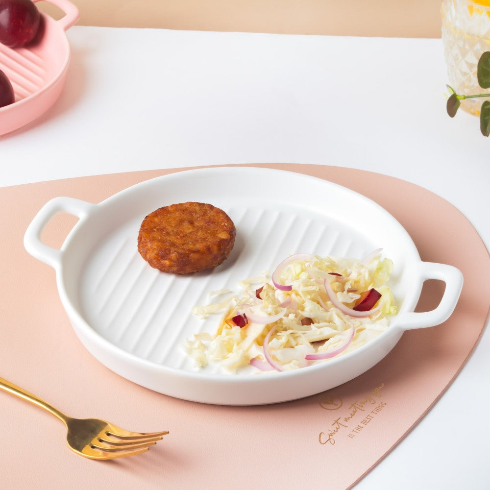 White Oven Plate Large