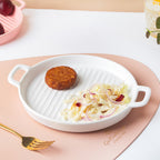 White Oven Plate Large