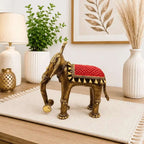 Brass Handcrafted Dhokra Elephant statue Vedansh Craft