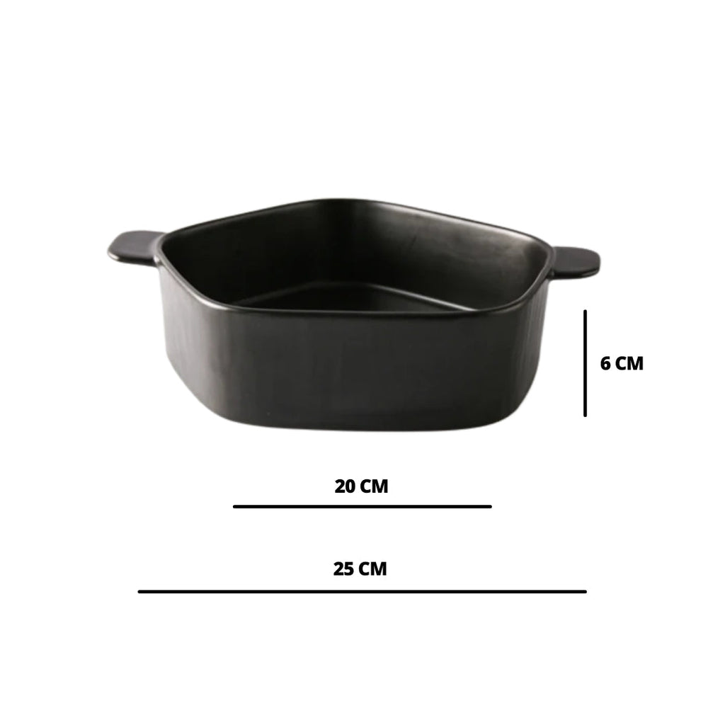 GEOMTERIC pentagon serving bowl - Prussian blue Nestasia
