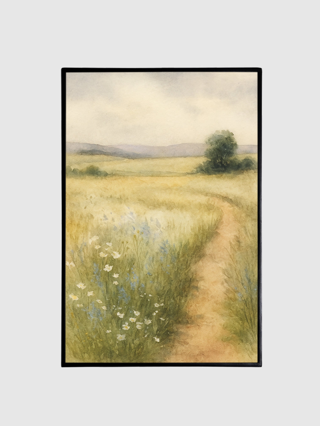 The Fields of Peace | Printed Canvas Wall Art Contrast Living
