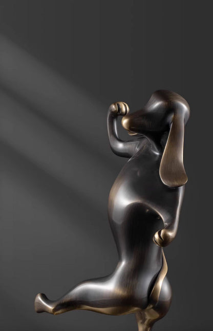 Affordable Luxury High-end Brass Dog Home Decor For The Living Room