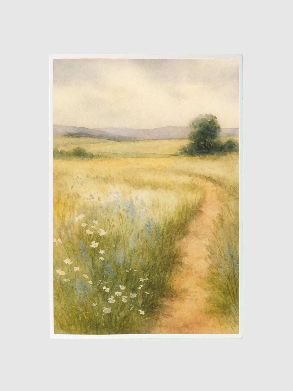 The Fields of Peace | Printed Canvas Wall Art Contrast Living