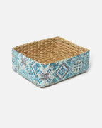 Handcrafted Seagrass Multipurpose Organiser Tray Set of 3 for Tabletop, Shelf, and Storage Spaces