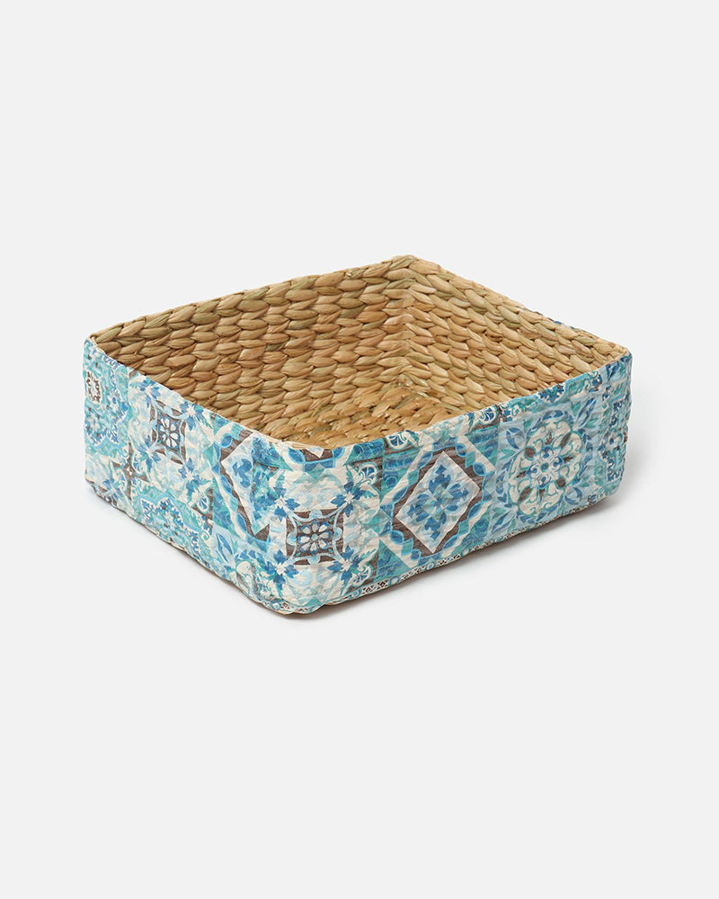 Handcrafted Seagrass Multipurpose Organiser Tray Set of 3 for Tabletop, Shelf, and Storage Spaces