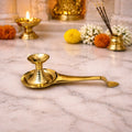 Brass Dhoop Aarti Spoon (9.8 Inch) Vedansh Craft