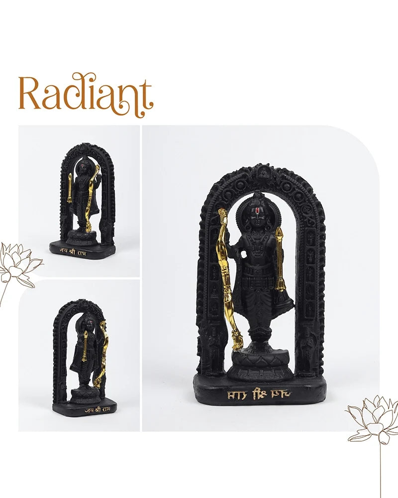 Ram Lala Polyresin Idol - Divine Showpiece for Pooja & Gifting