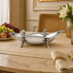 Brass Oval Decorative Dish Bowl / Platter Vedansh Craft