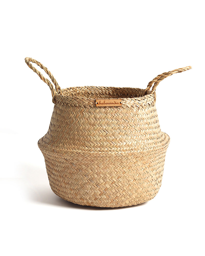 Seagrass Multi-Purpose Basket for Toy Storage and Planters