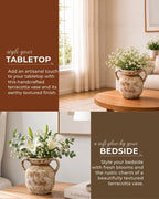 Premium Terracotta Vase for Living Room, Bedroom and Modern Home Decoration