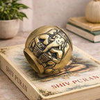 Brass Circular Paper Weight (3 Inch) Vedansh Craft