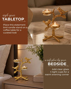 Romantic Love Birds Tree Candle Holder for Home Décor & Gifting